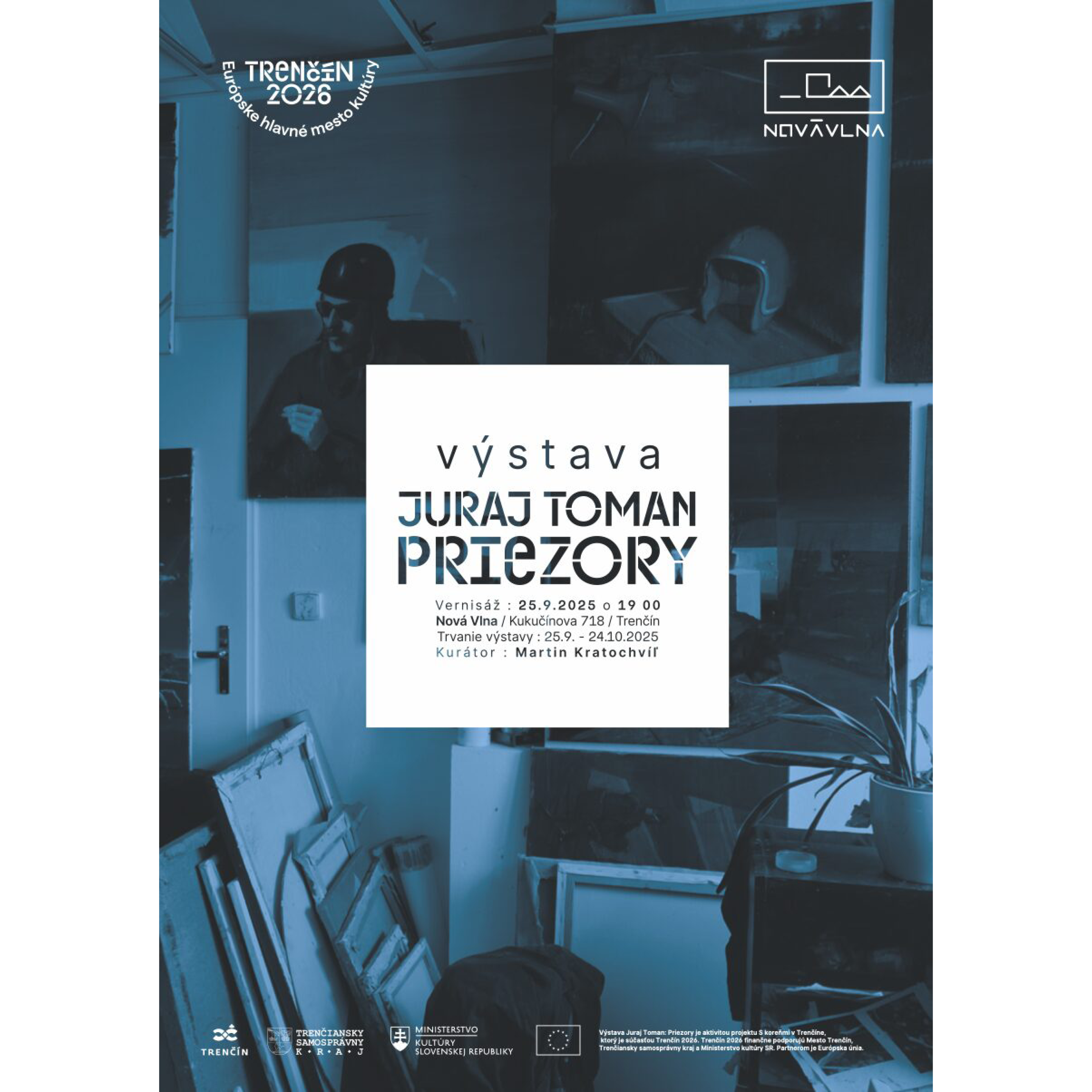 Výstava Juraja Tomana Priezory v Novej vlne 