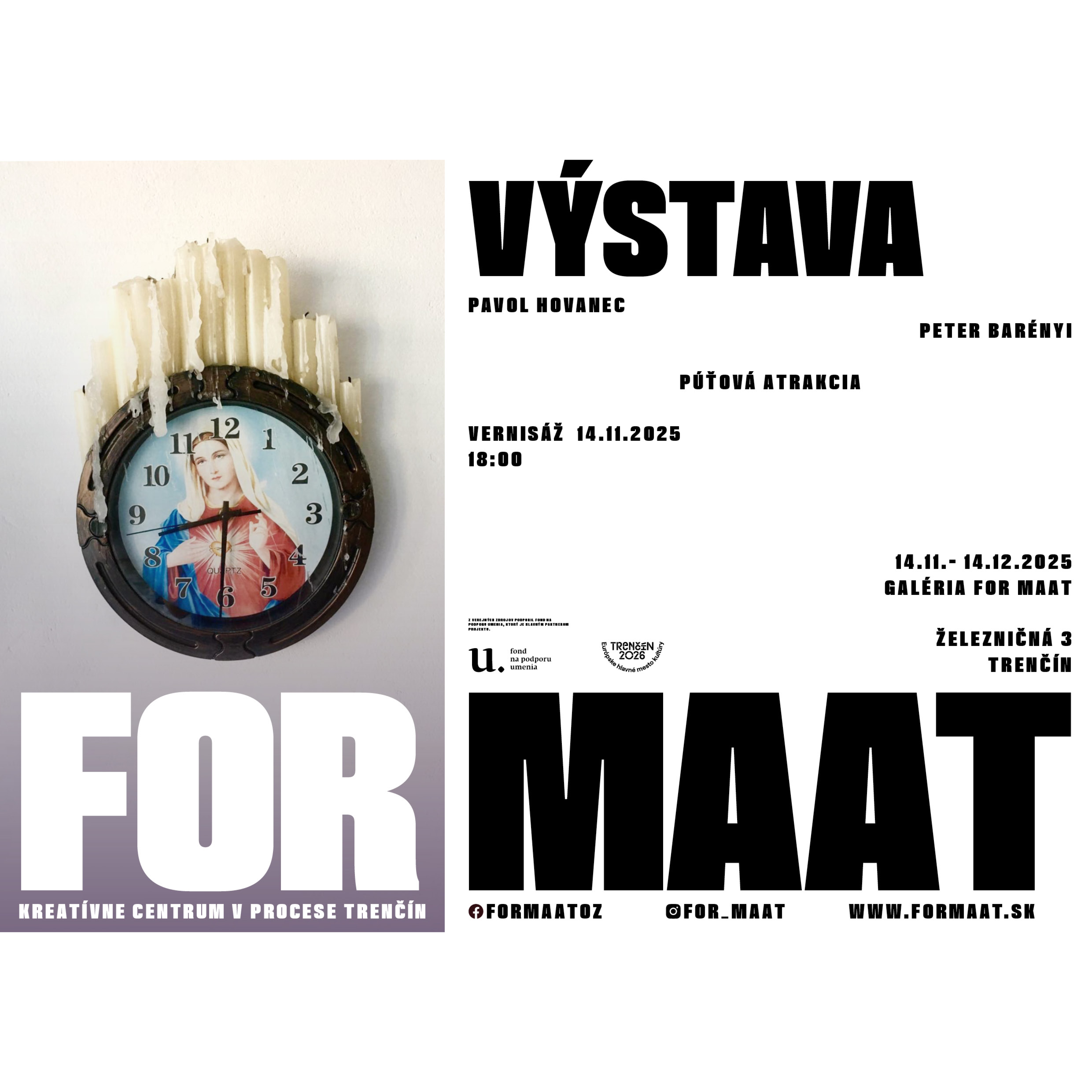 Výstava Púťová atrakcia Petra Barényiho a Paliho Hovanca